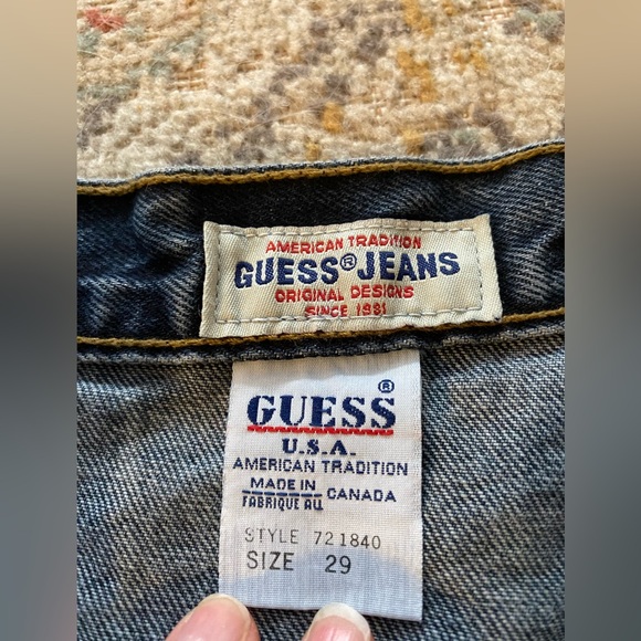 Vintage Guess Denim Skirt (size: 29) - Picture 2 of 5